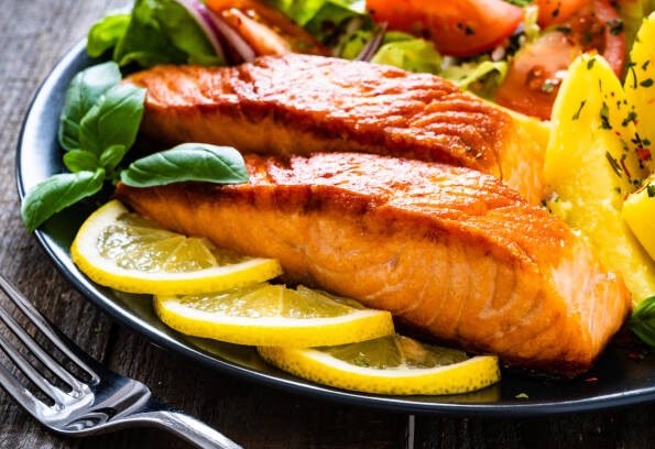 One Pan Baked Salmon