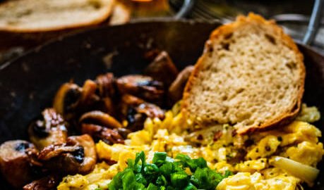 Spinach Mushroom Omelet